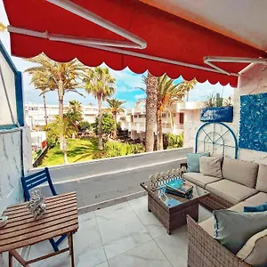  Apartment Canarian Blue Tropical Garden View & Pool Spain